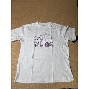 NWT Fabletics Mens Short Sleeve R&R White Graphic T-Shirt Size L I1
